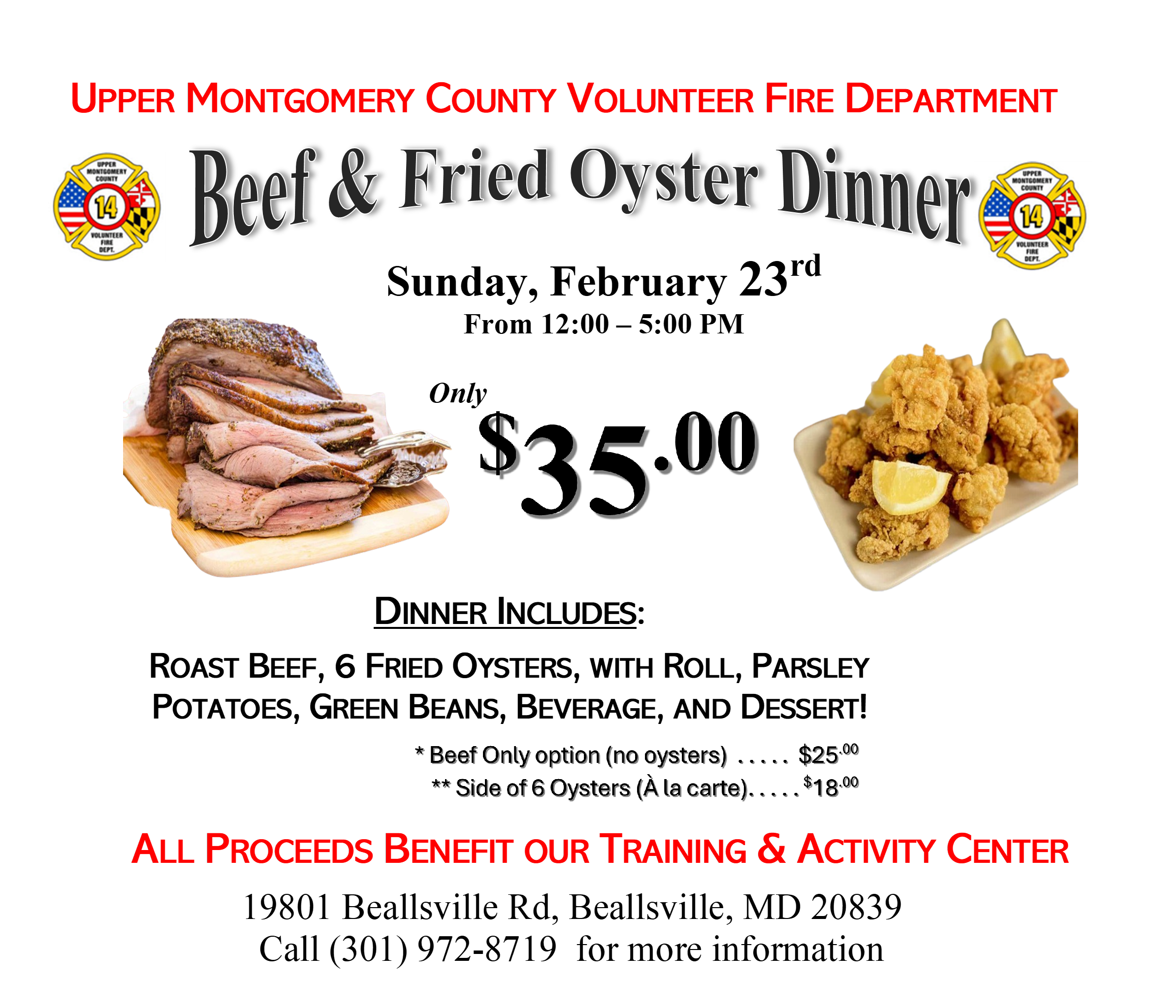Quarter Page Beef & Oyster 2025
